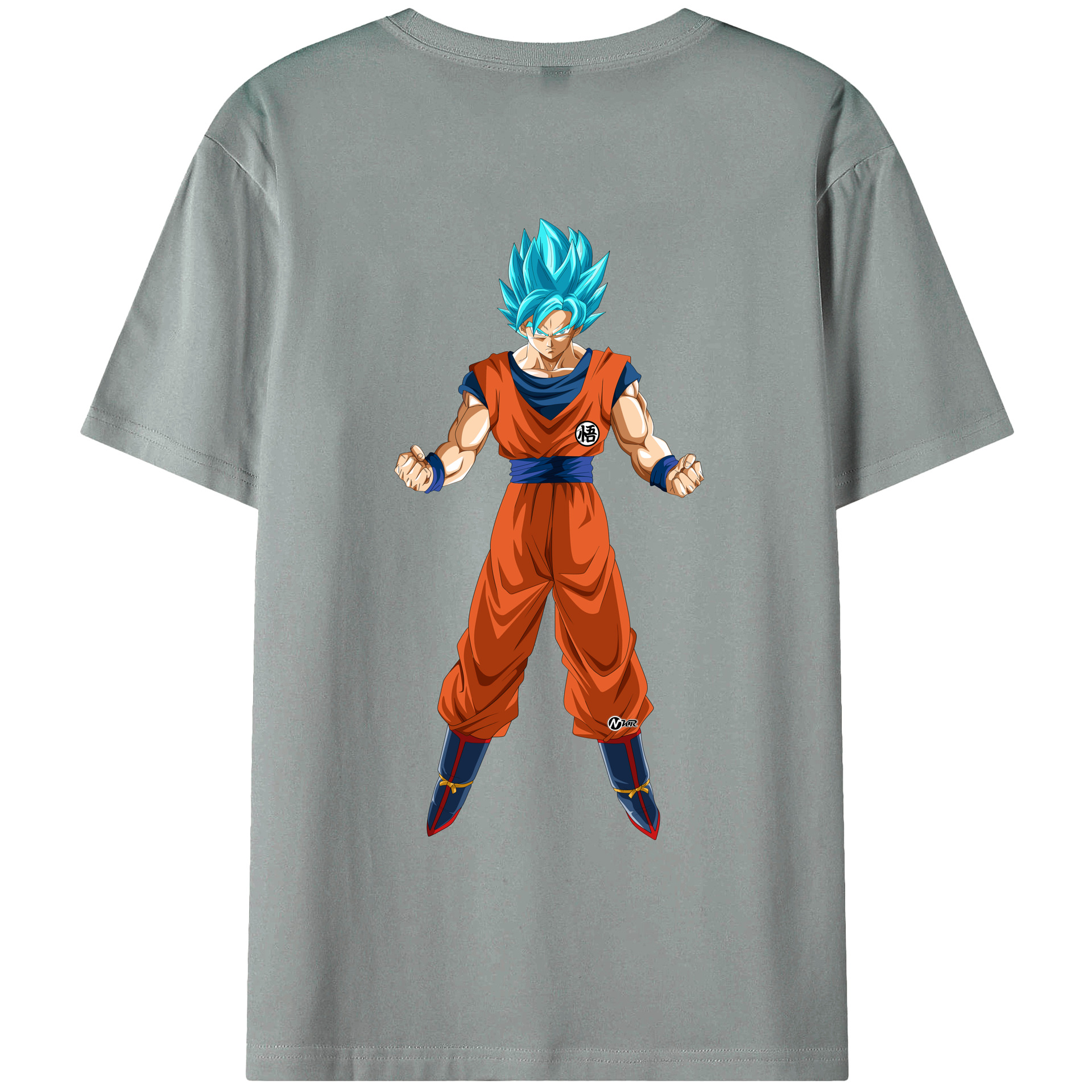 （画像用） ドラゴンボール 孫悟空（そん ごくう）Son Goku カカロット DRAGON BALL Kakarotto 綿100％ メンズ半袖Tシャツ（バックプリント） 通気性